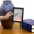 Clear Acrylic Easel - 6” Display Stand for Picture Frames, Plaques, Ceramic Tiles, Plates, and More