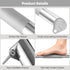 11.4 Inch Shower Foot Rest for Shaving Legs, Wall Mounted Corner Bathroom Shelf, Anti-Slip Stainless Steel Foot Ledge