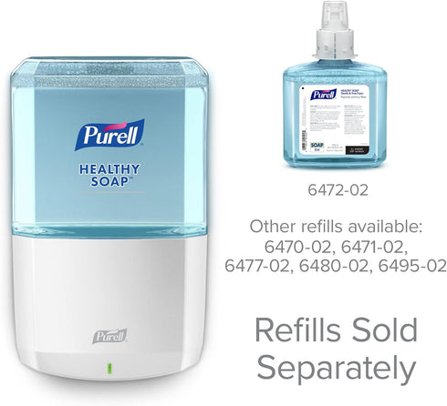 ES6 1200 mL ES6 (Pack 1) 6430-01 PURELL Automatic Hand Soap Dispenser, White, Compatible with PURELL Hand Soap Refills