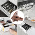 PIYANYO 6PCS Plastic Drawer Slide Center Mount Drawer Slide and Wheel for Drawer Replacement Slide of Dressing Table
