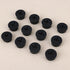 12pcs Cable Cord Grommet - 3/4 Inch Wire Hole Cover with Storage Case for Desk Wire Holders, Office Home School (Black)