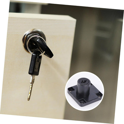 2pcs Angoily Office Cabinet Lock Zinc Alloy Drawer Lock Keys for File Cabinets Bedside Tables and Cupboards Easy