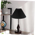 Housoutil Lamp Shade Protector Lamp Black Table Decor Cover Pleated Table s Shades Chandelier Wall Fabric Pleated Light
