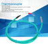 K Type Thermocouple, Waterproof Silicone Temperature Sensor with Soft Cable, Green 5x30mm Stainless Steel Probe