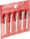 Big Horn 19391 5PC Diamond Burr Set - 1/4 Inch Shank, 50 Grit Coarse