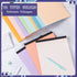 Fuutreo 24 Pcs 8.5'' x 11'' Colored Legal Pad Writing Pads Narrow Ruled 50 Sheets Per Notepad Micro Perforated Writing