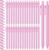 Fulmoon 50 Pcs Cute Ballpoint Pens Bulk, Medium Point 1.0 mm, Comfortable Writing for Teacher Student Bridal Shower