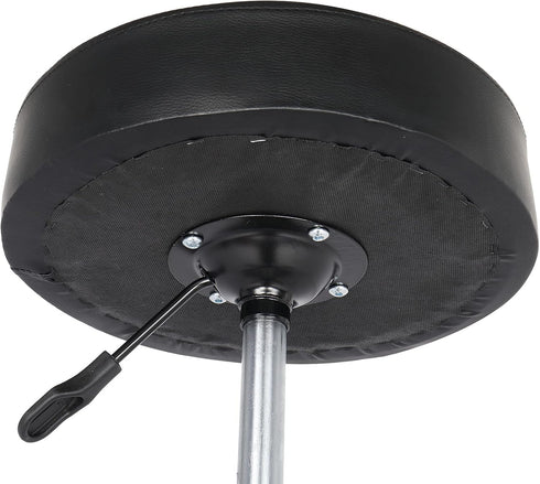 Hikarinowa Modern Round Rolling Stool Chair,PU Leather Swivel Adjustable Rolling Stools,Office Drafting