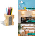 GEGUTON Pen Holder with Sharpener Shape Design, Fun Pencil Holders for Desk Organizers and Office Supplies Gifts