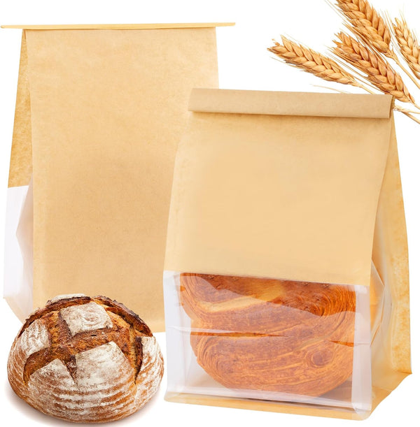 50 Pcs Bread Bags for Homemade Bread Sourdough, 10.2 * 6.3 *