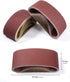 S SATC 3x18 Sanding Belts, 20PCS Belt Sander Paper Aluminum Oxide for Wood Metal Paint Sanding
