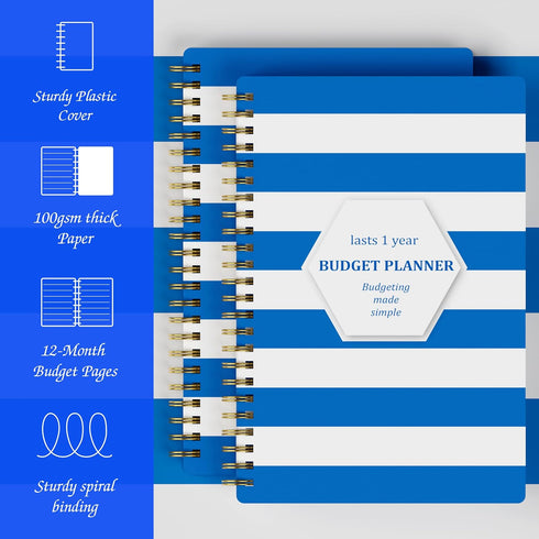 Planner/Account Anytimem,A5(8.6x5.9 inchs),100gsm Budget Planner - Monthly Finance Organizer with Expense Tracker