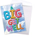 Jumbo Get Well Greeting Card by NobleWorks (8.5 x 11 Inch) - Beautiful Feel Better Soon Group Notecard J5651HGWG