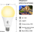 8 Pack Dusk to Dawn Light Bulbs Outdoor, 2700K Warm White, 9W (60W Equivalent) A19 E26 Automatic On/Off