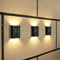 CALIDAKA 2 Pack LED Solar Wall Light - Up and Down Outdoor Security Lamps, IP65 Waterproof for Home Garden