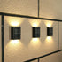 CALIDAKA 2 Pack LED Solar Wall Light - Up and Down Outdoor Security Lamps, IP65 Waterproof for Home Garden