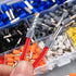800 Pcs Wire Ferrule Connectors Kit, AWG 22-10 Copper Nylon Insulated Crimp Ferrules for Electric, Industrial