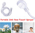13.12ft/4m Sink Spray Hose, Portable Shampoo Sprayer, Handheld Sink Spray Shower Head Spray Hose for Bathing Baby