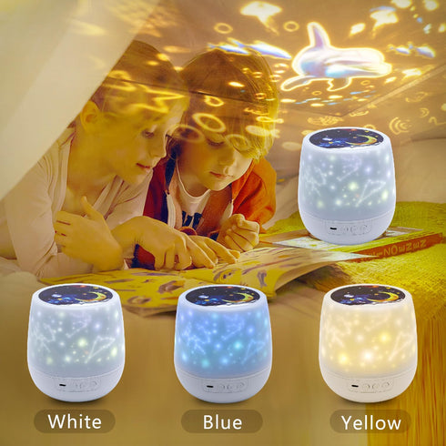 LytRdIt 21 Sets 360 of Films, Kids Night Light Projector, Star Galaxy Projector with Rotating for Kids Baby Girls