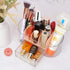 LETURE Clear Desk Organizer with Drawer, Acrylic Pen Pencil Holder for Office Supplies, Desktop Organizer (Pink)