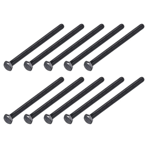 20Pcs Hex Bolts (1/4-20x6"), 304 Stainless Steel UNC Fully Threaded Hex Head Screw Bolt for Furniture Repair, Black