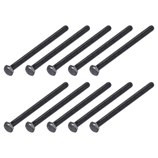 20Pcs Hex Bolts (1/4-20x6"), 304 Stainless Steel UNC Fully Threaded Hex Head Screw Bolt for Furniture Repair, Black