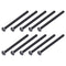 20Pcs Hex Bolts (1/4-20x6"), 304 Stainless Steel UNC Fully Threaded Hex Head Screw Bolt for Furniture Repair, Black