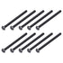 20Pcs Hex Bolts (1/4-20x6"), 304 Stainless Steel UNC Fully Threaded Hex Head Screw Bolt for Furniture Repair, Black