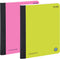 Enday Composition Notebooks – College Ruled Paper, Hard Cover, 100 Sheets, Pink and Yellow, 2 Pack