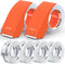 Swihauk Heavy Duty Packing Tape with Dispenser, 1.88 in x 66.6 YDs, Strong & Durable Shipping Tape, 6 Roll + 2 Dispenser