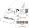 SJPACK 4" x 6" Thermal Labels, 200 Fanfold Labels, Direct Thermal Shipping