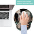 Mouse Pad with Wrist Support, Ergonomic Memory Foam Wrist Rest Cushion, Non-Slip Rubber Base Gaming Mice Pad (Snail)