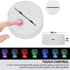 Helmet Shape Optical Illusion Night Light, Smart 7 Colors Table Lamp Gifts for Men, Women, Kids, Boys, Teens