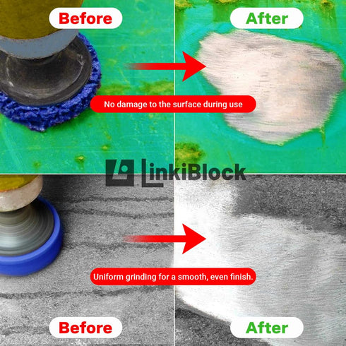 Linkiblock 20PCS 2-Inch Diamond Surface Conditioning Quick Change Strip Discs R-Type Quick Change System with Backing