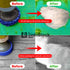 Linkiblock 20PCS 2-Inch Diamond Surface Conditioning Quick Change Strip Discs R-Type Quick Change System with Backing