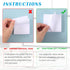 Sabary White Sticky Notes - 2400 Sheets, 3 x 3 Inch Self Stick Notes Pads, 24 Pads, 100 Sheets/Pad