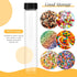 50ml Clear Glass Vials with Screw Caps, Small Liquid Sample Test Tubes, 12PCS Leak-Proof Bottles