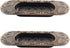 2 Pcs 4.13" European Recessed Flush Pull Handle, Stainless Steel Sliding Door Handle for Cabinet Closet Dresser Drawer