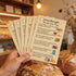 Remerabel (100 Sourdough Bread Care Instruction Cards Flavor Keeping Your Sourdough Fresh How to Carry and Cut Your