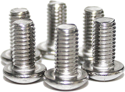 100 Pcs Button Head Socket Cap Bolts Screws M4-0.70 x 8mm, 18-8 Stainless Steel, Allen Hex Drive, by Fullerkreg