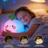 KERHAND Dimmable Carrot Silicone Night Light, Bluetooth Speaker & White Noise Machine, Touch Control Rechargeable Lamp