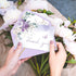 50 Pack 4 6 Inch Whaline Spring Purple Floral Thank You Card Lavender Flower Greeting Card with Envelope Sticker Blank