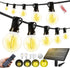FUANXIEI 100FT Solar Lights Outdoor Waterproof: G40 30M Shatterproof Bulbs Patio Lights -