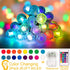 Operated2 Pack 26.2FT 60 16 Coloured Globe String Lights Battery LED Colour Changing Water Proof Crystal Ball Outdoor