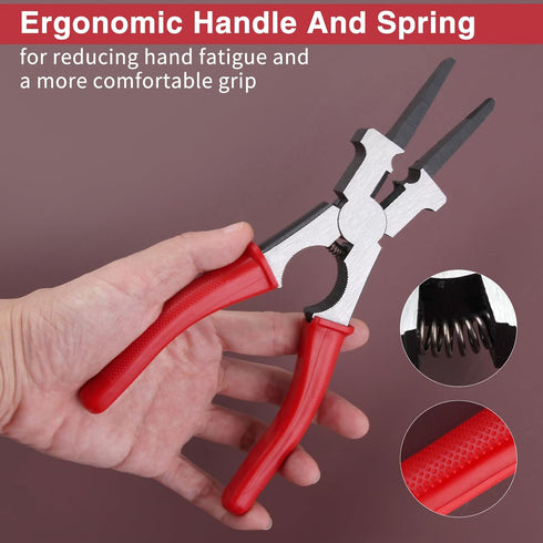 SPEEDWOX 6 In 1 Mig Welding Pliers, Multi-Function Welding Tools for Scraping, Spatter Gripping, and Wire Removal