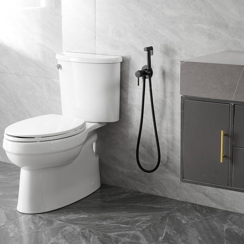 Set Homevacious Handheld Bidet Sprayer Faucet for Toilet with Hot and Cold Rough-in Valve Adjustable Water Pressure