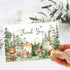 50 Pack 4 6 Inch FYSUIMU Woodland Thank You Cards Watercolor Mountain Forest Woodland Animal Greeting Cards