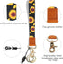 Yiflin Cute Wrist Lanyard for Keys, Wallet, ID Holder, Cell Phone, Wristlet Key Chain Holder for Women