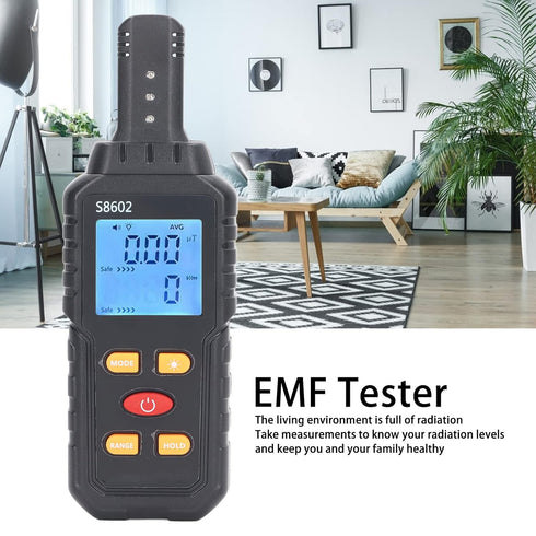 EMF Meter EMF Reader Electric Magnetic Field Detector Ghost Hunting Equipment Kit Radiation Detector 5Hz-3500Hz Electromagnetic Radiation Tester