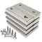 Magnetpro Neodymium Rectangular Magnets 45 lbs Force 1.57" x 0.53" x 0.20"